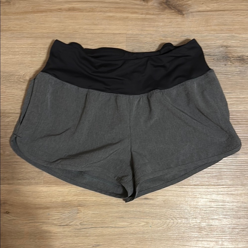 Champion Black and Gray Athletic Shorts Lightweight Moisture-Wicking LIKE NEW